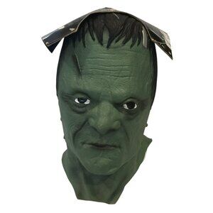 Universal Studios Monsters FRANKENSTEIN Mask Natural Latex Rubber Green Adult